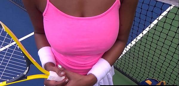  Tiny Ebony Tennis Player Rough Missionary Sex After Lost Match , Msnovember Big Boobs Riding Stranger After Losing Bet On HD Sheisnovember